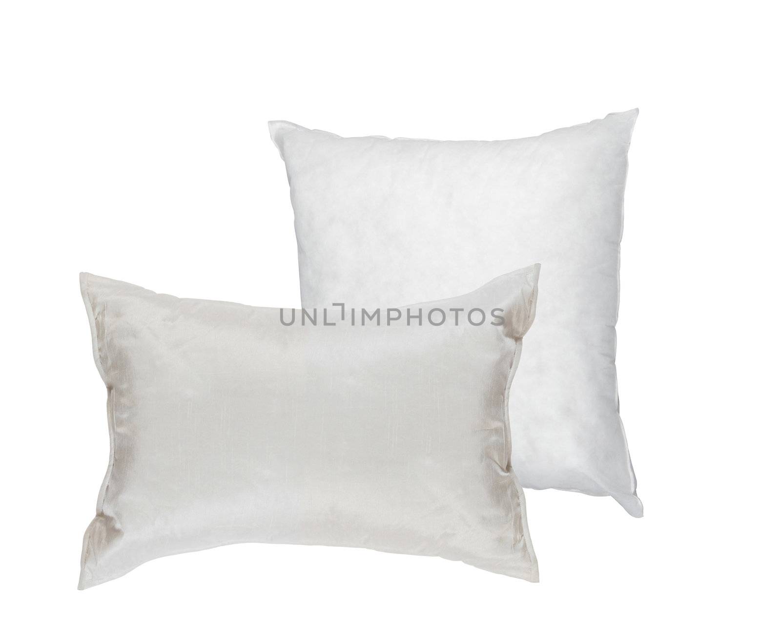 White pillows