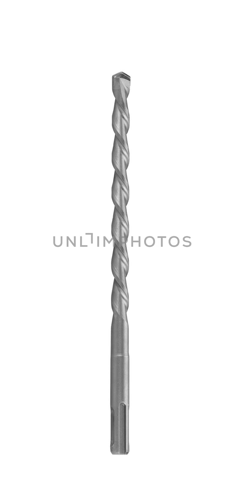 Drill bit isolated on white background