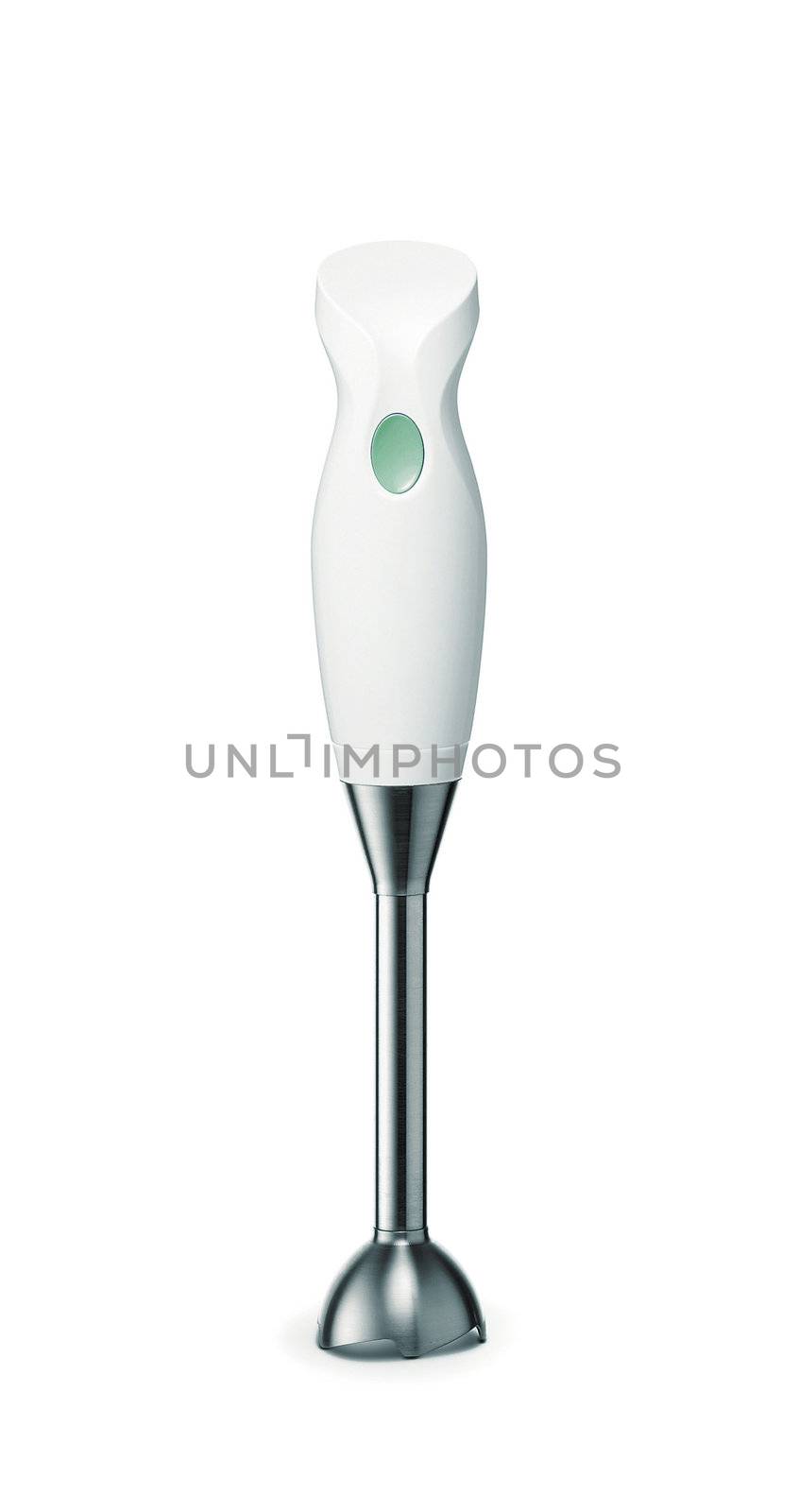 small electric blender on white