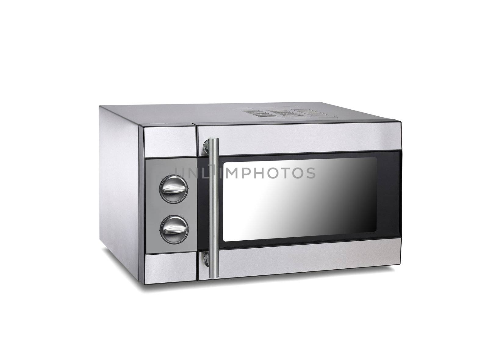 Image of the microwave oven on a white background