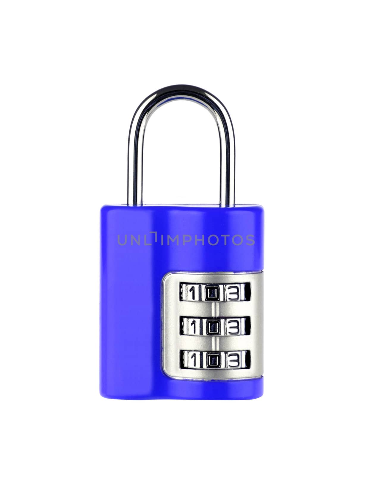 lock on a white background