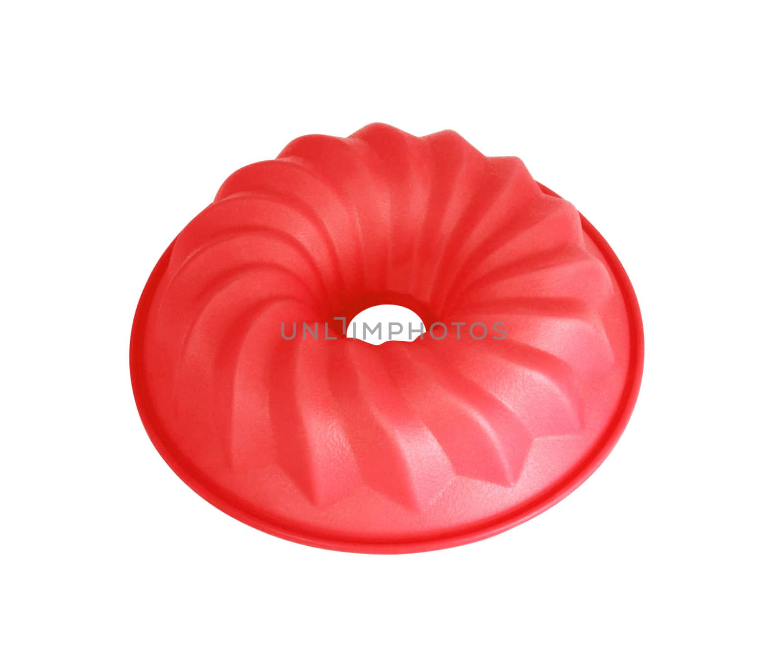 Cake tin isolated on white