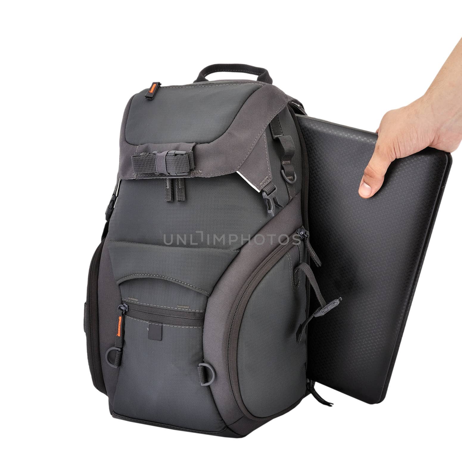 backpack and laptop by vetkit