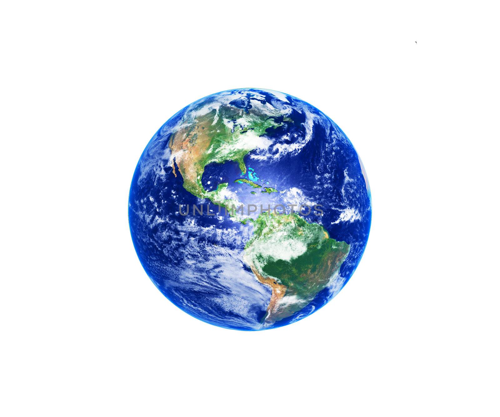Earth Globe, high resolution image