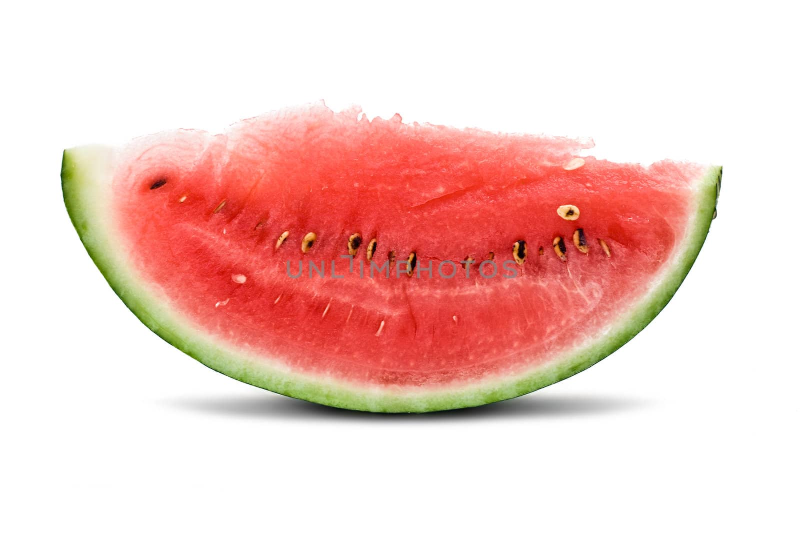 Fresh water melon isolated on white