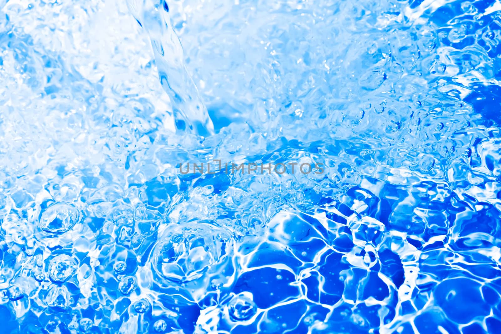 Clear and transparent water drops