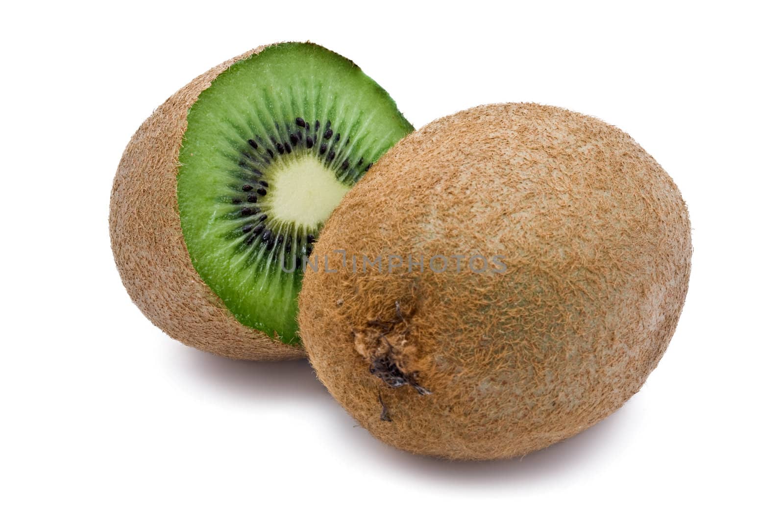 Fresh Kiwi isolated on white background