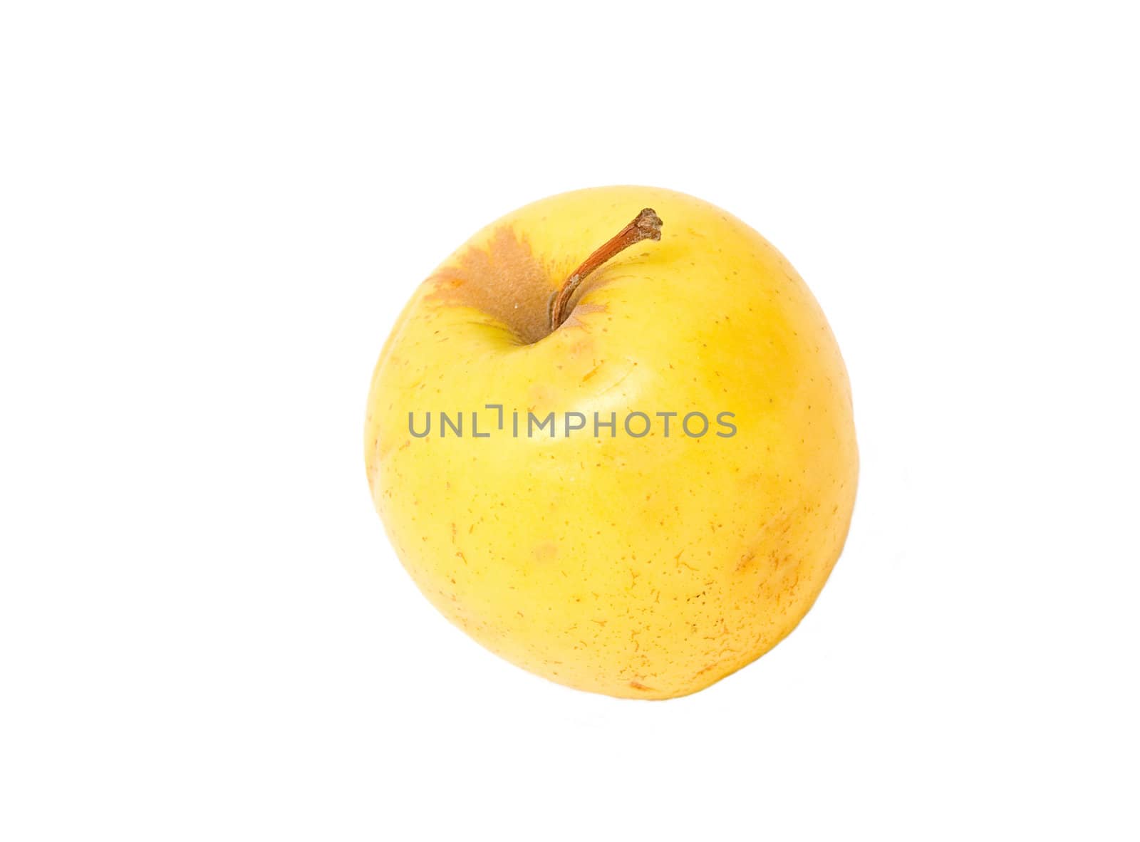 apple on a white background