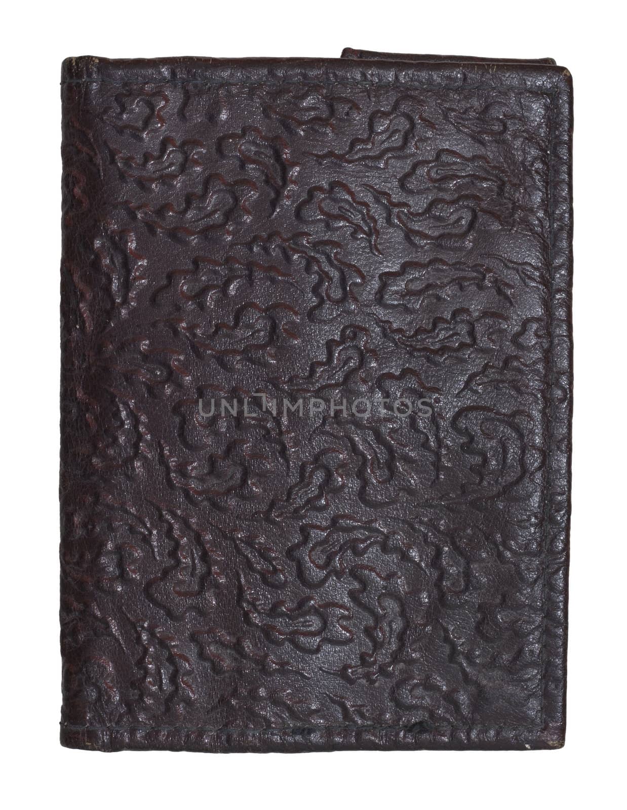 Antique book isolated on white. 