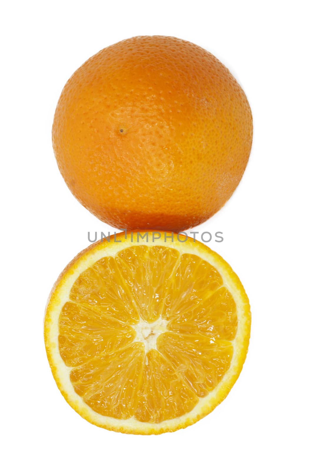 orange isolated on white background  by schankz