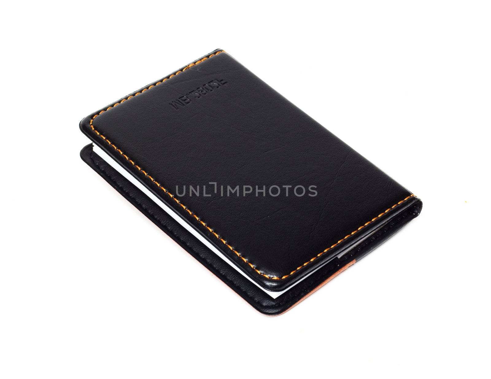 Small black notebook with blank cover  by schankz