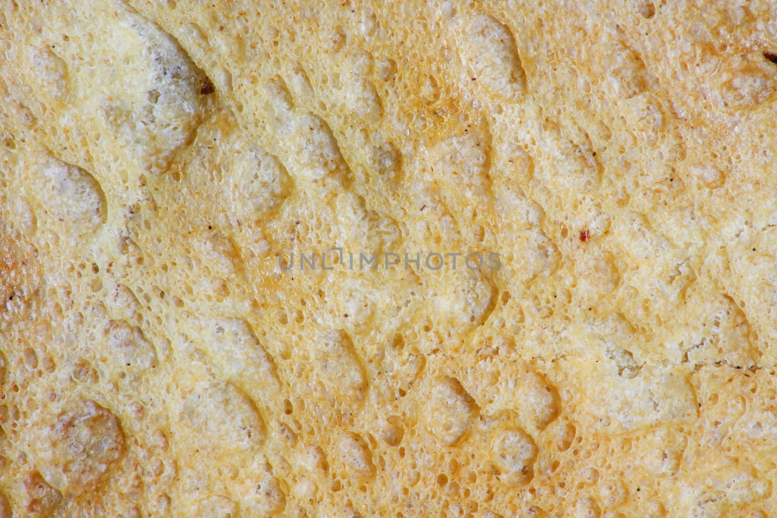crust of bread as background