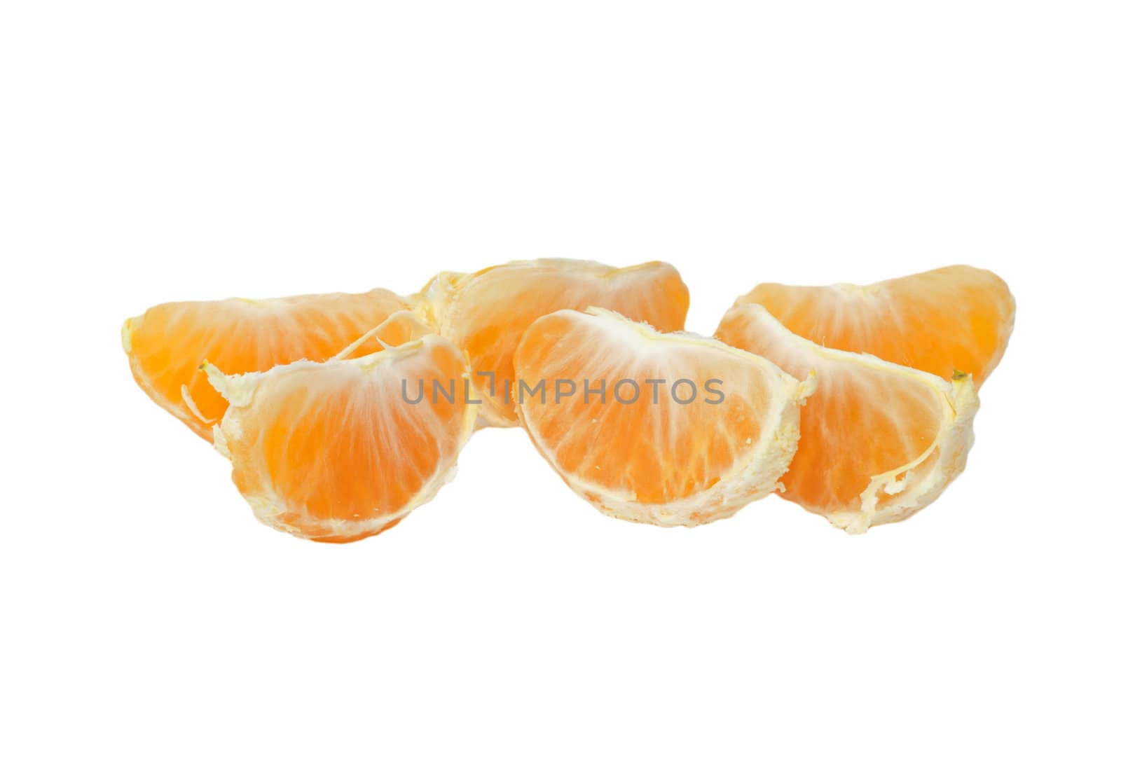 Segments of tangerine. 