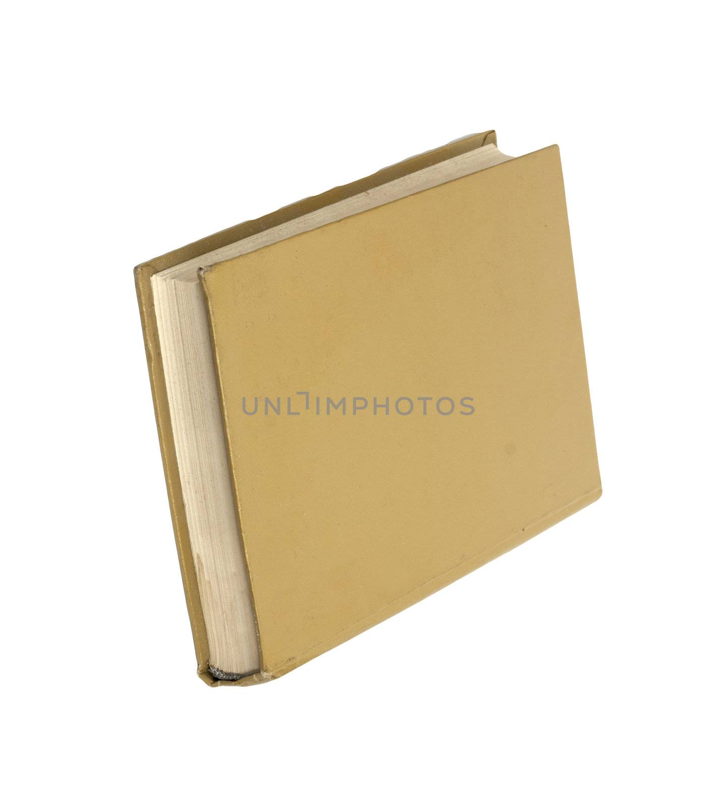 Yellow book isolated on white background  by schankz