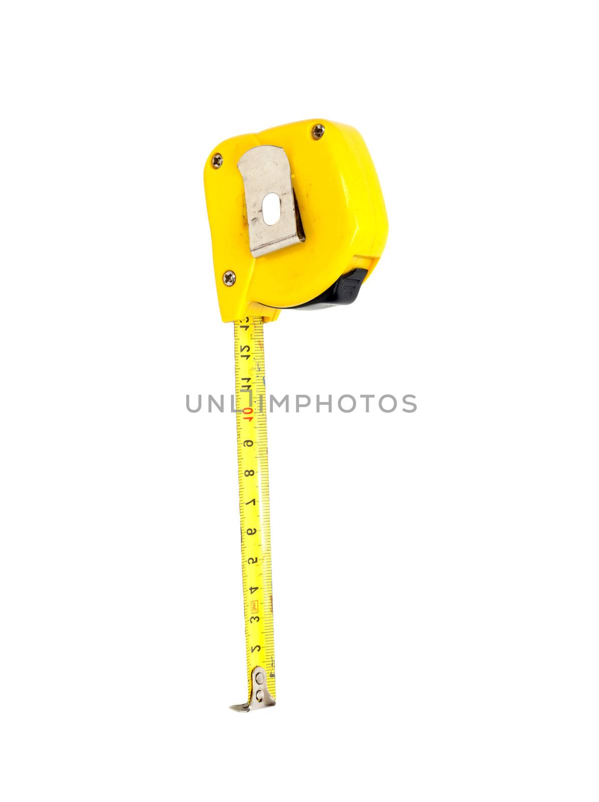 Tape measure isolated on white
