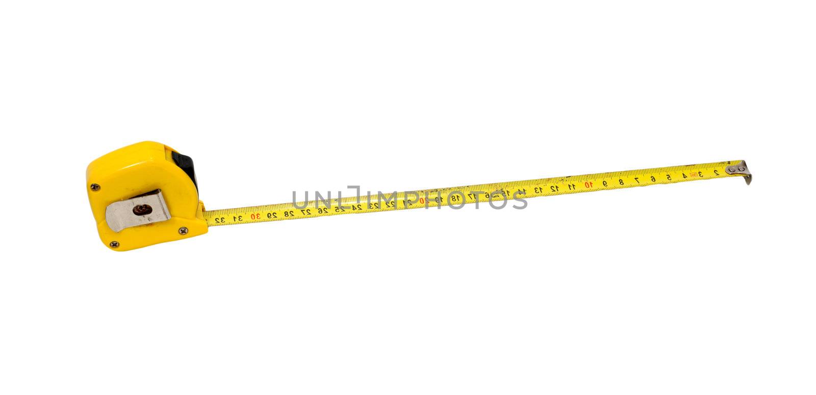 Tape measure isolated on white