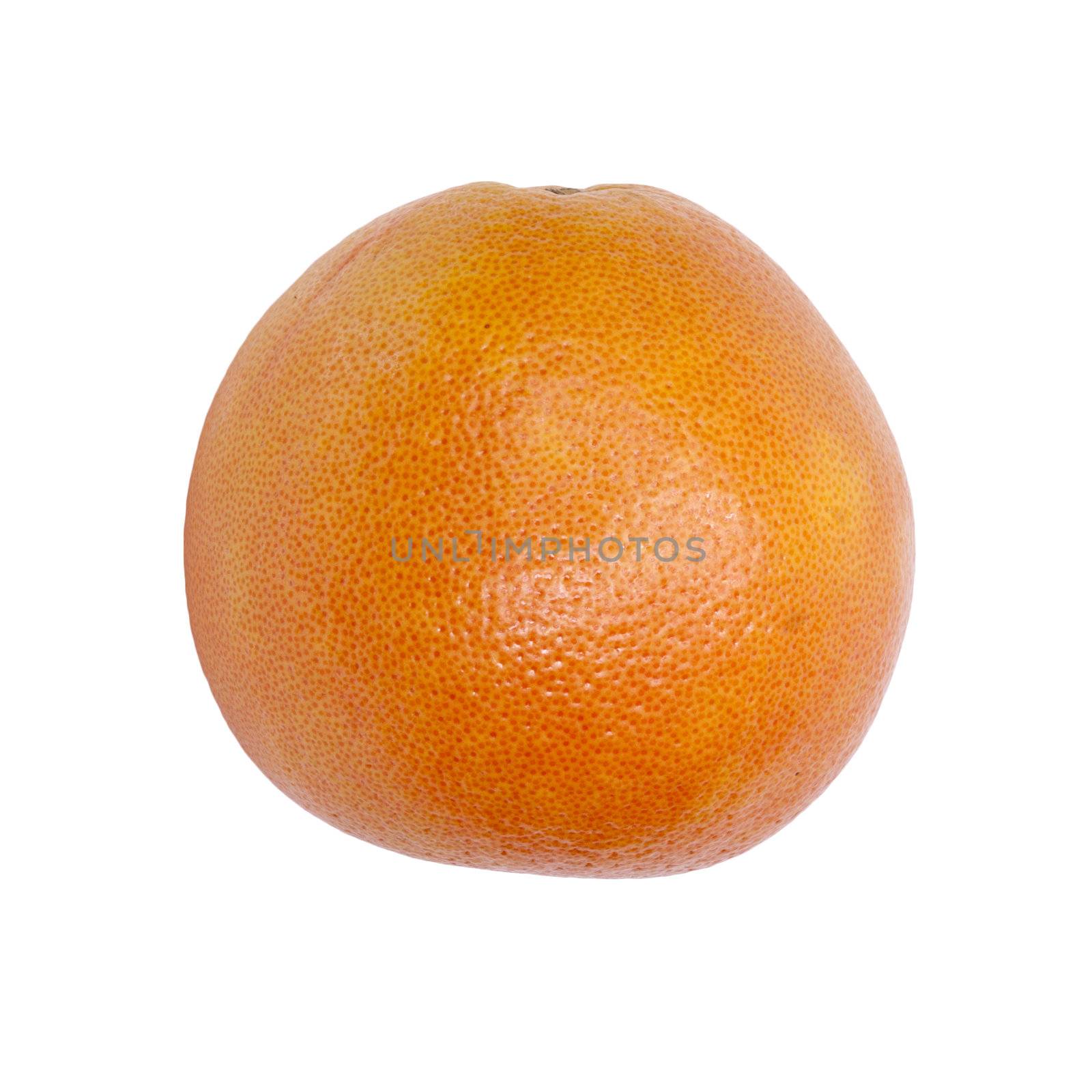 Grapefruit on a white background. 