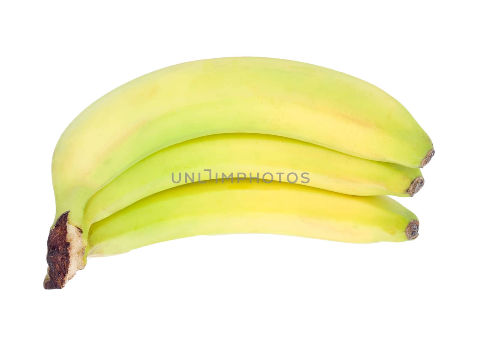 bananas isolated on white background + Clipping Path 
