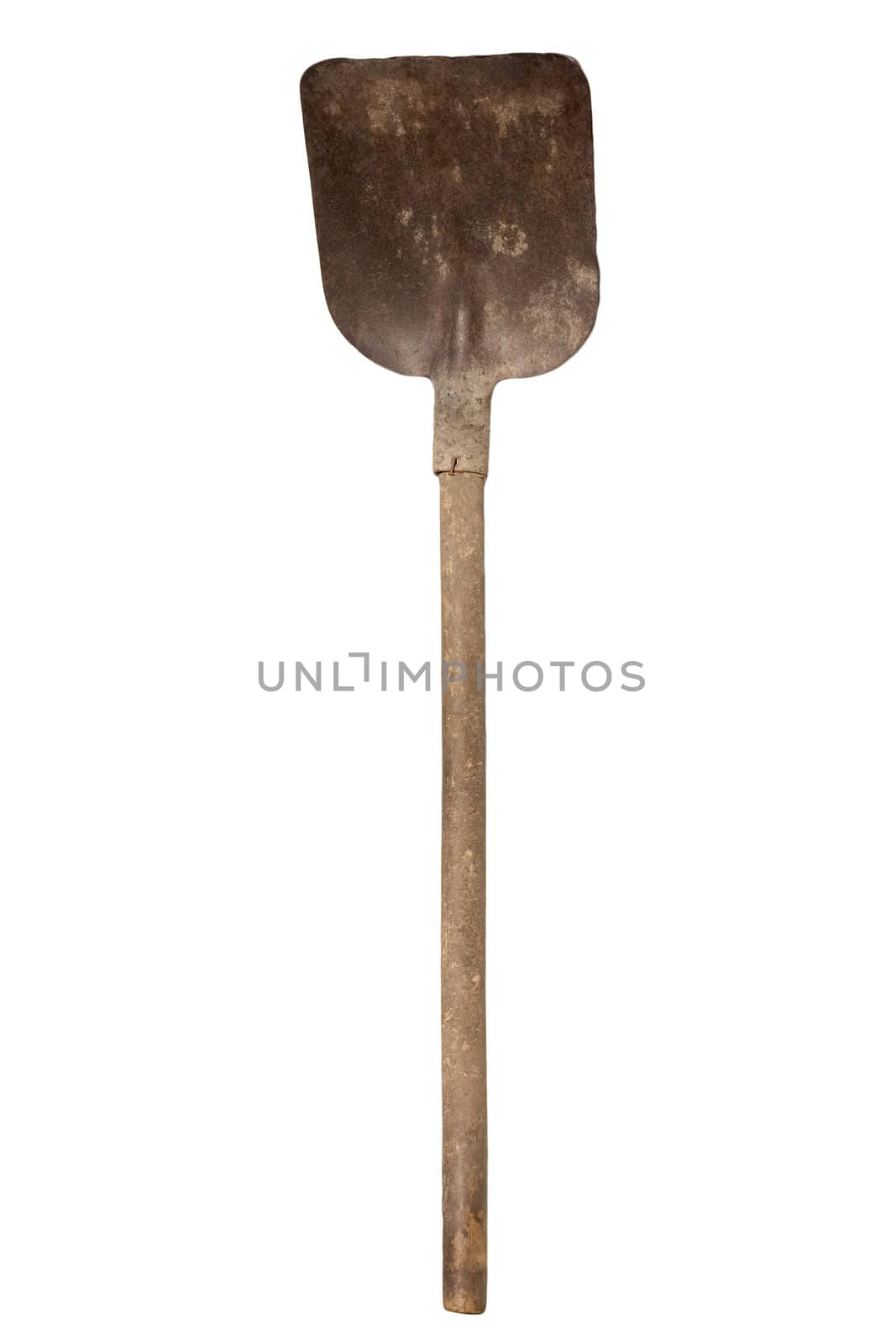 Shovel Isolated on a White Background. 