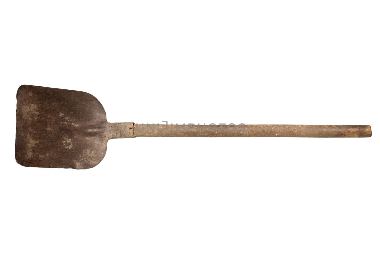 Shovel Isolated on a White Background. 