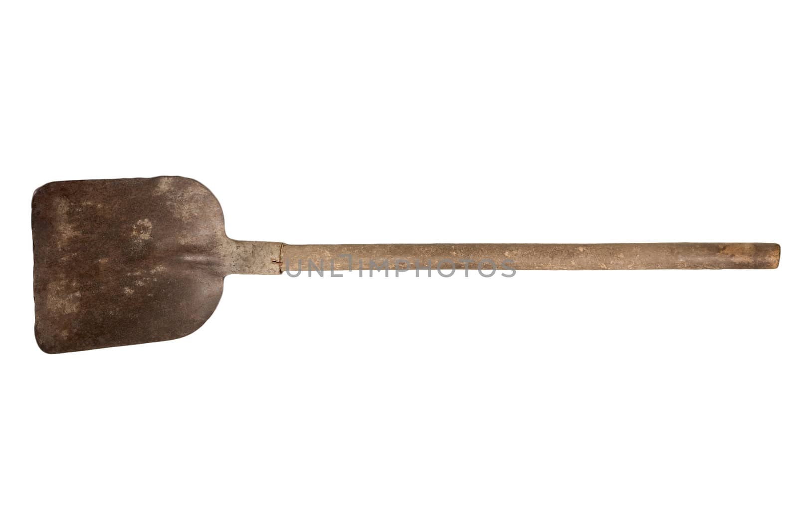 Shovel Isolated on a White Background. 