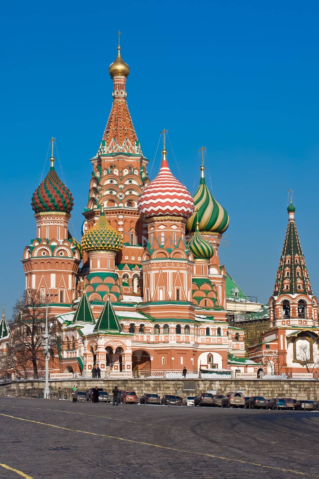 St Basil's Cathedral on Red Square, Moscow, Russia