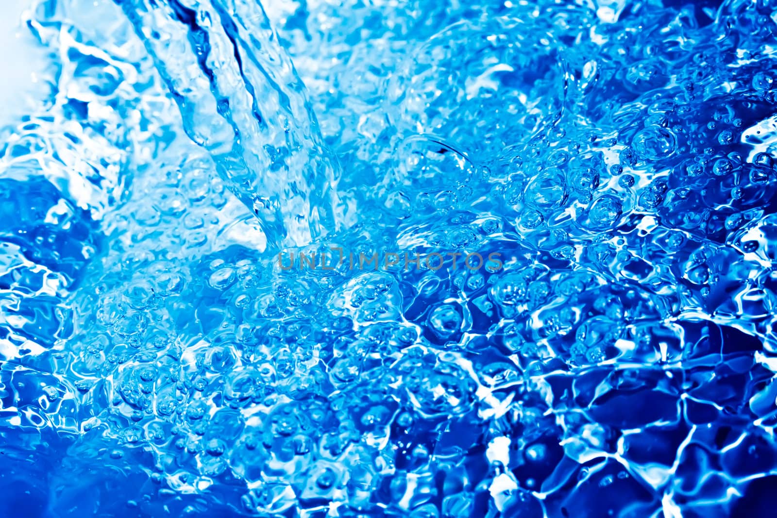 Clear water drops
