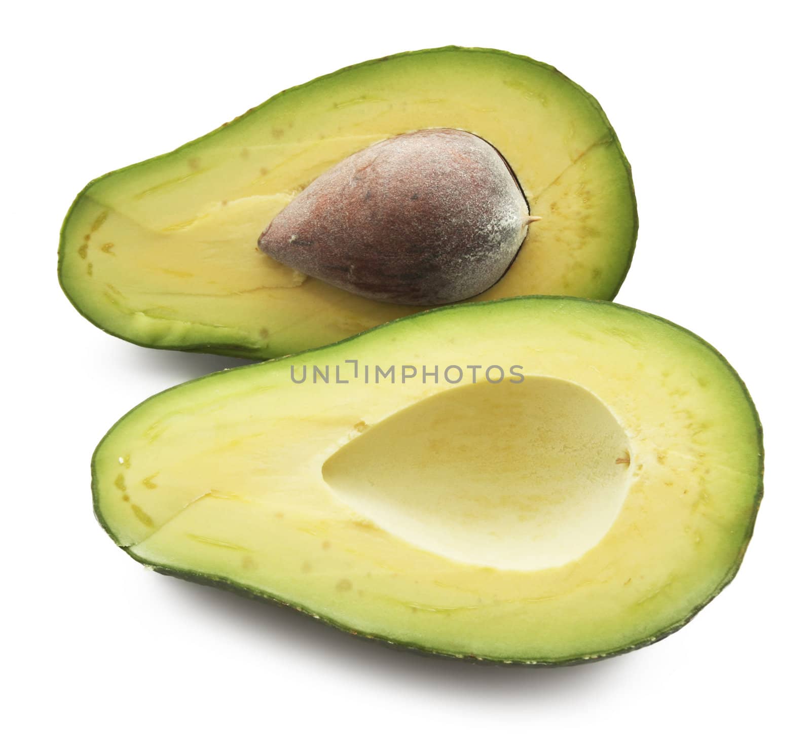 Avocado isolated on white background
