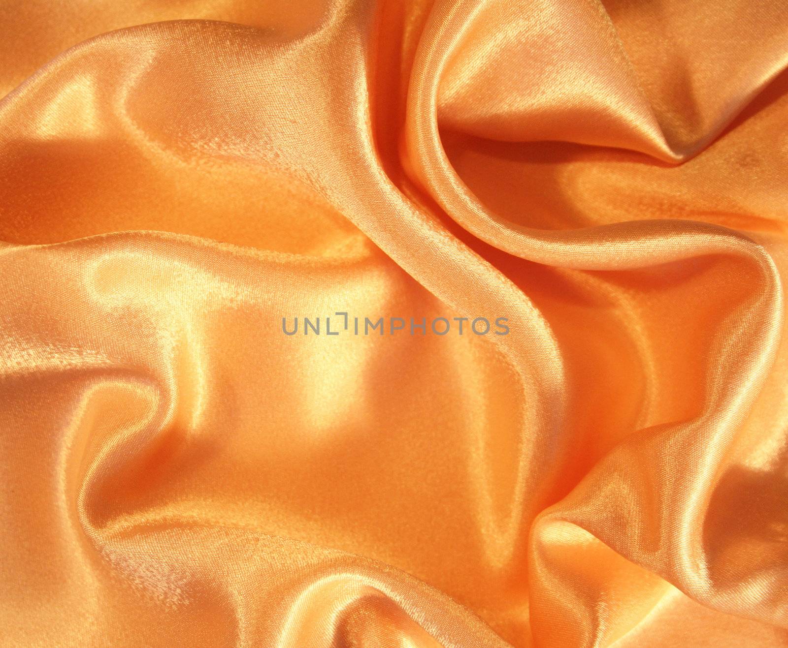 Smooth elegant golden silk can use as background