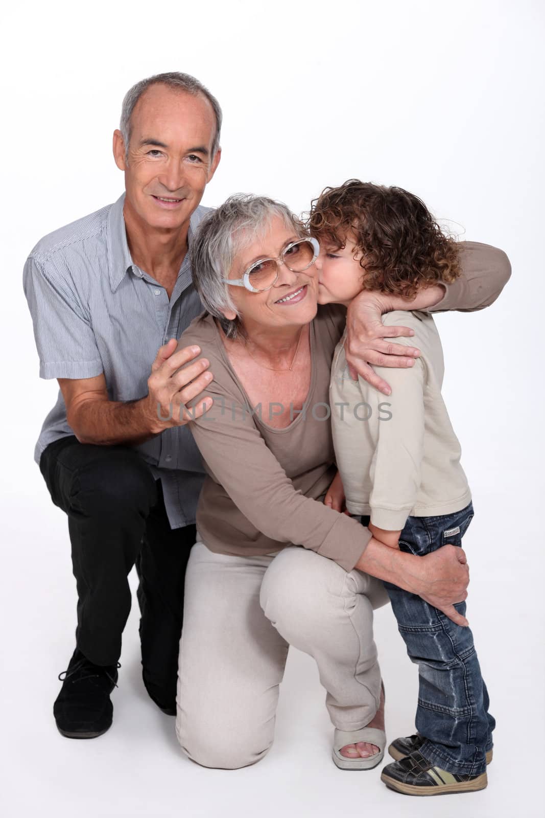 Grandparents with grandson by phovoir