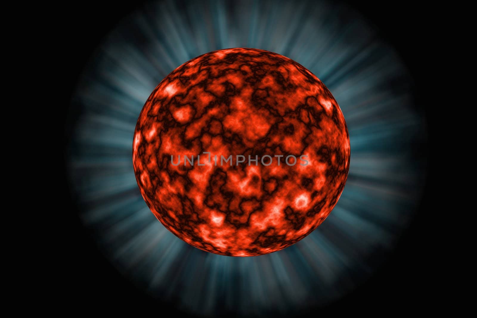 the bright explosion on the unknown planet