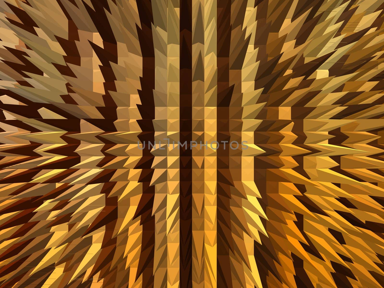 Brown background with abstract dark and light prickles