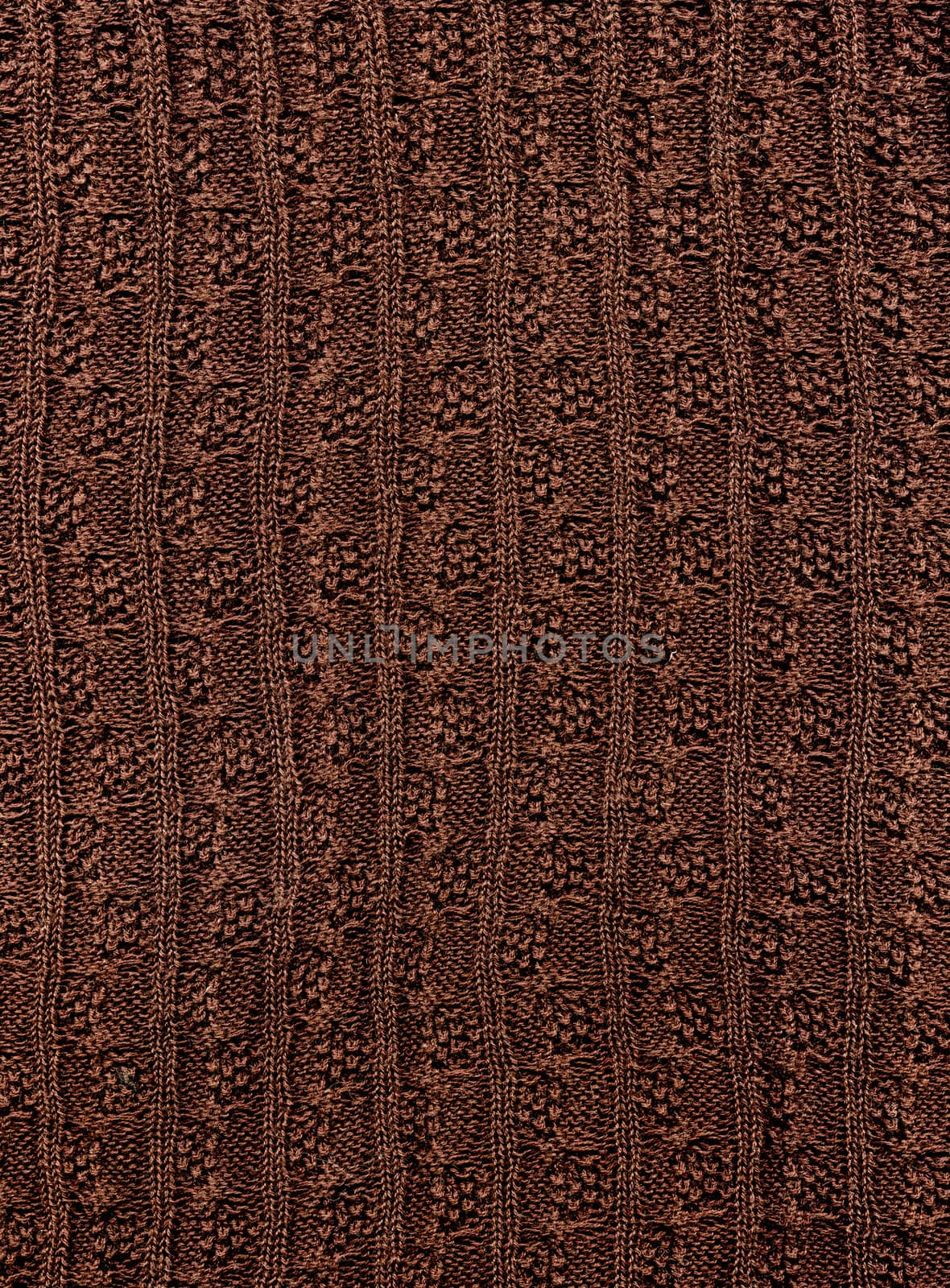 Close-up of a piece of knit fabric