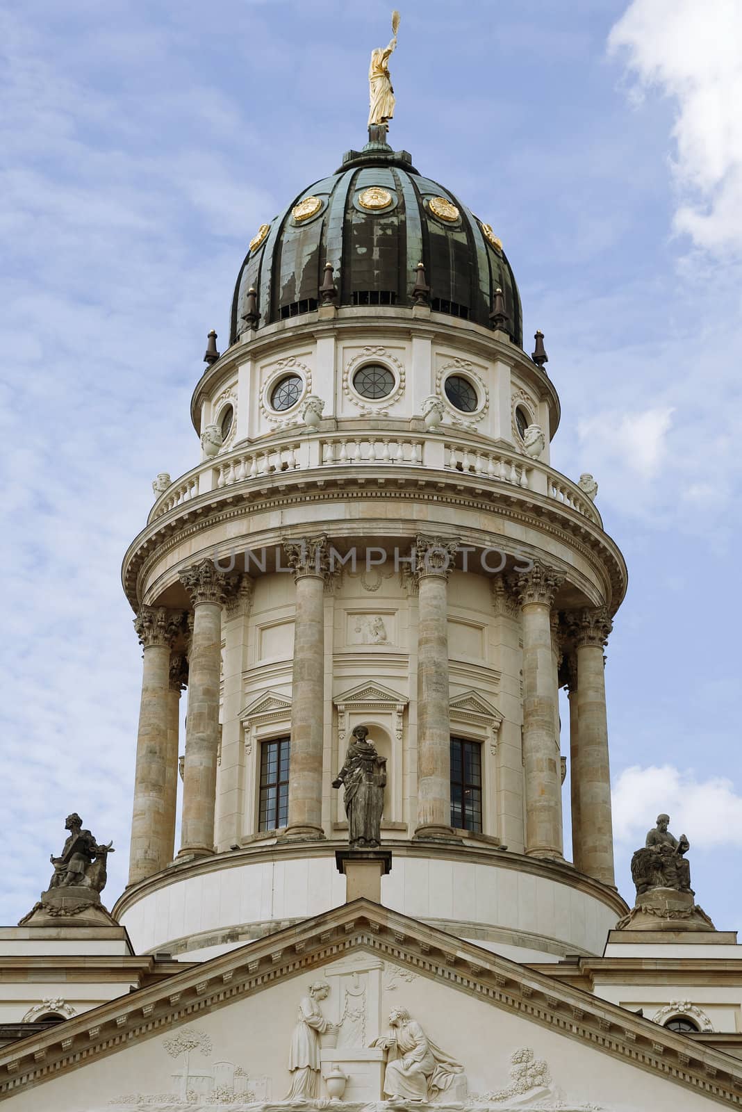 French dom on Gendarmenmarkt square in Berlin