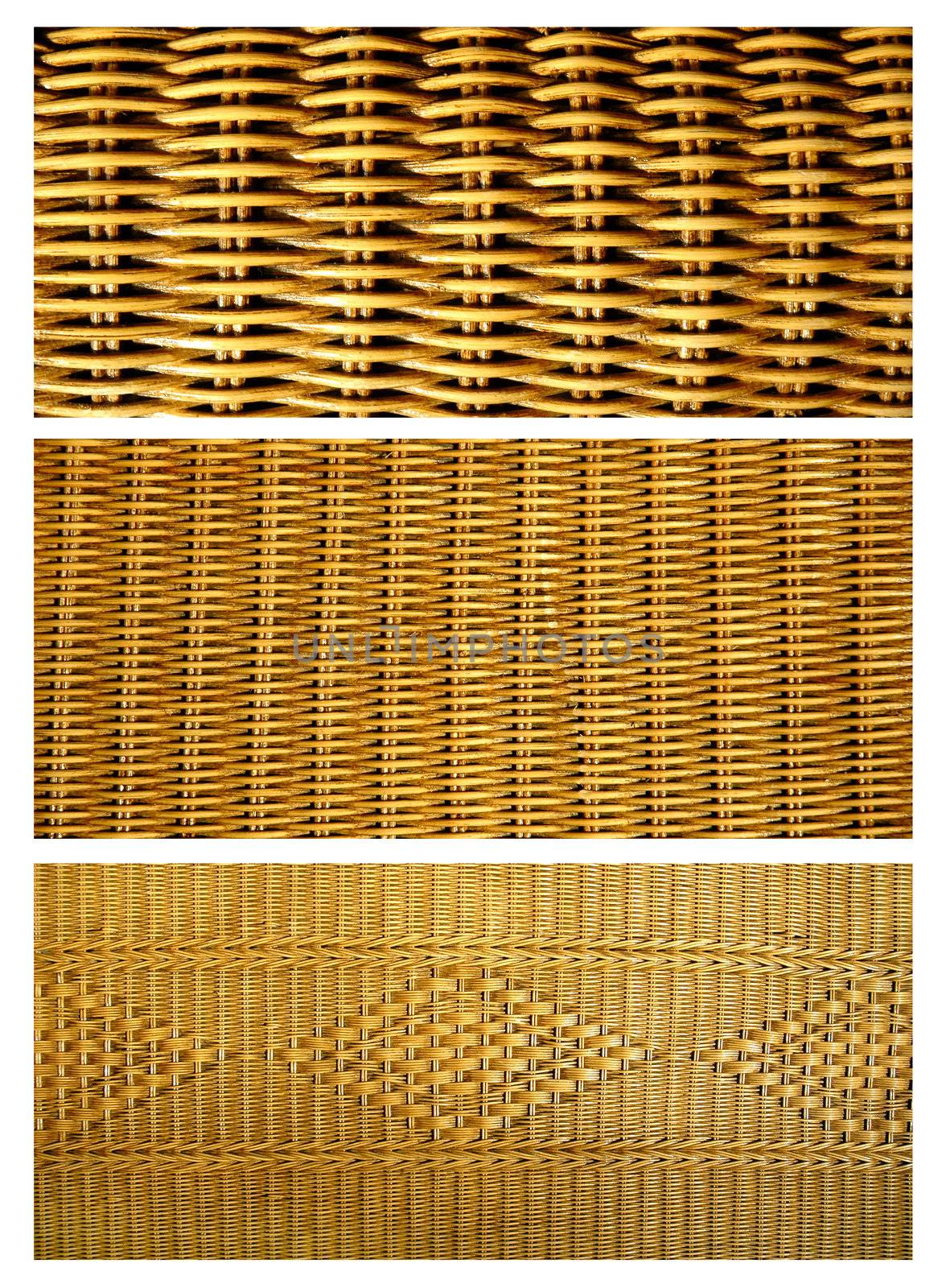 texture of  rattan weave