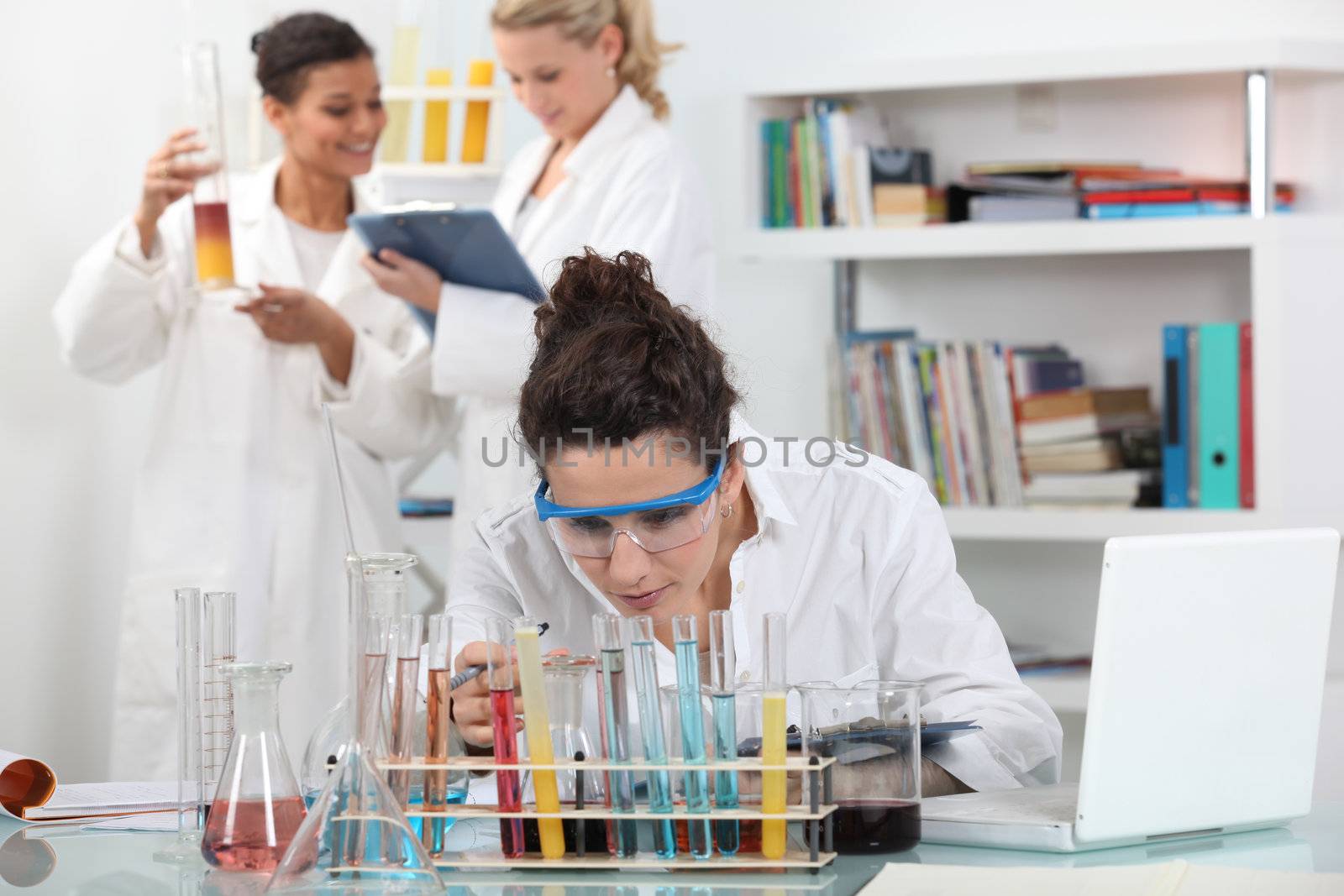 Laboratory workers by phovoir