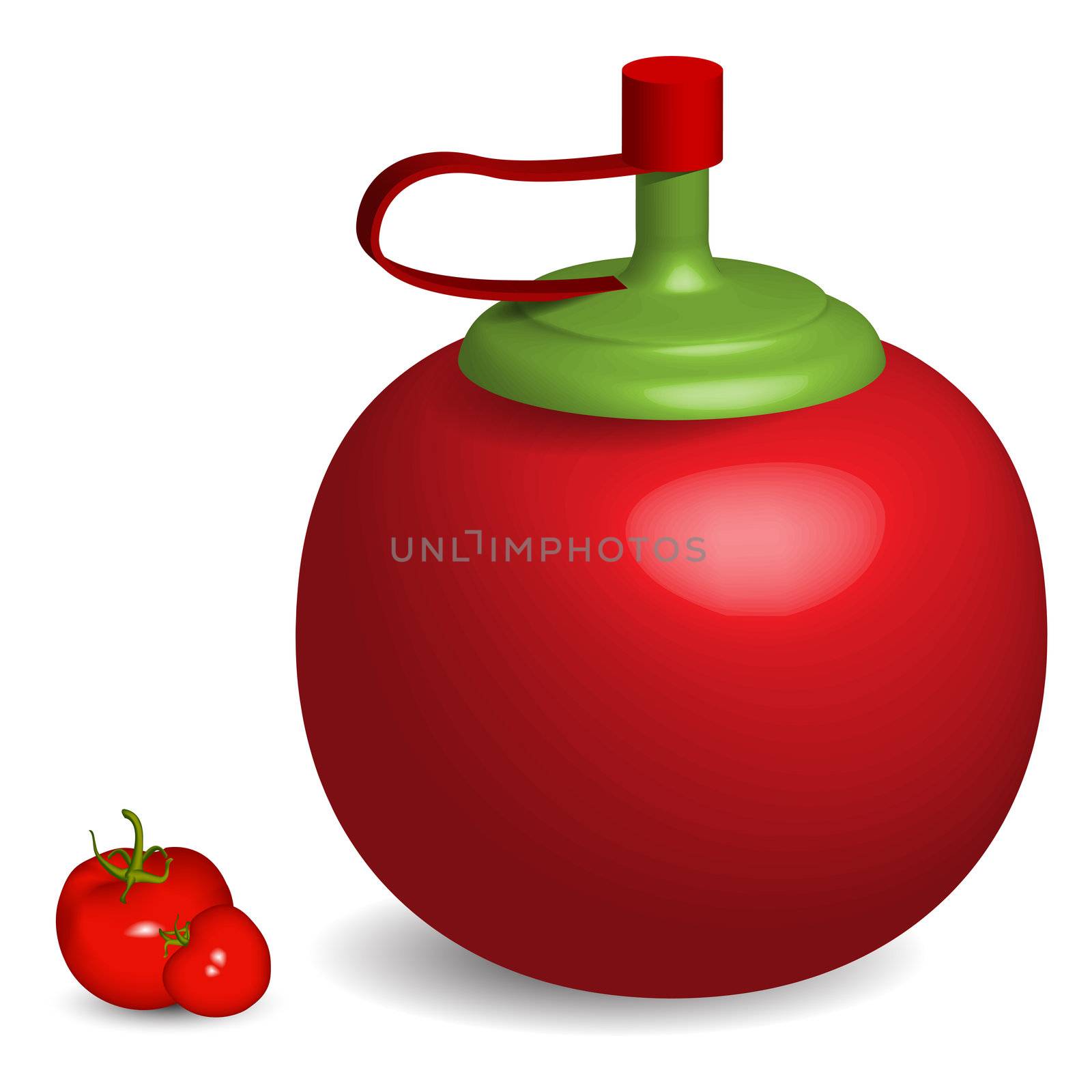 tomatto sauce bottle by robertosch