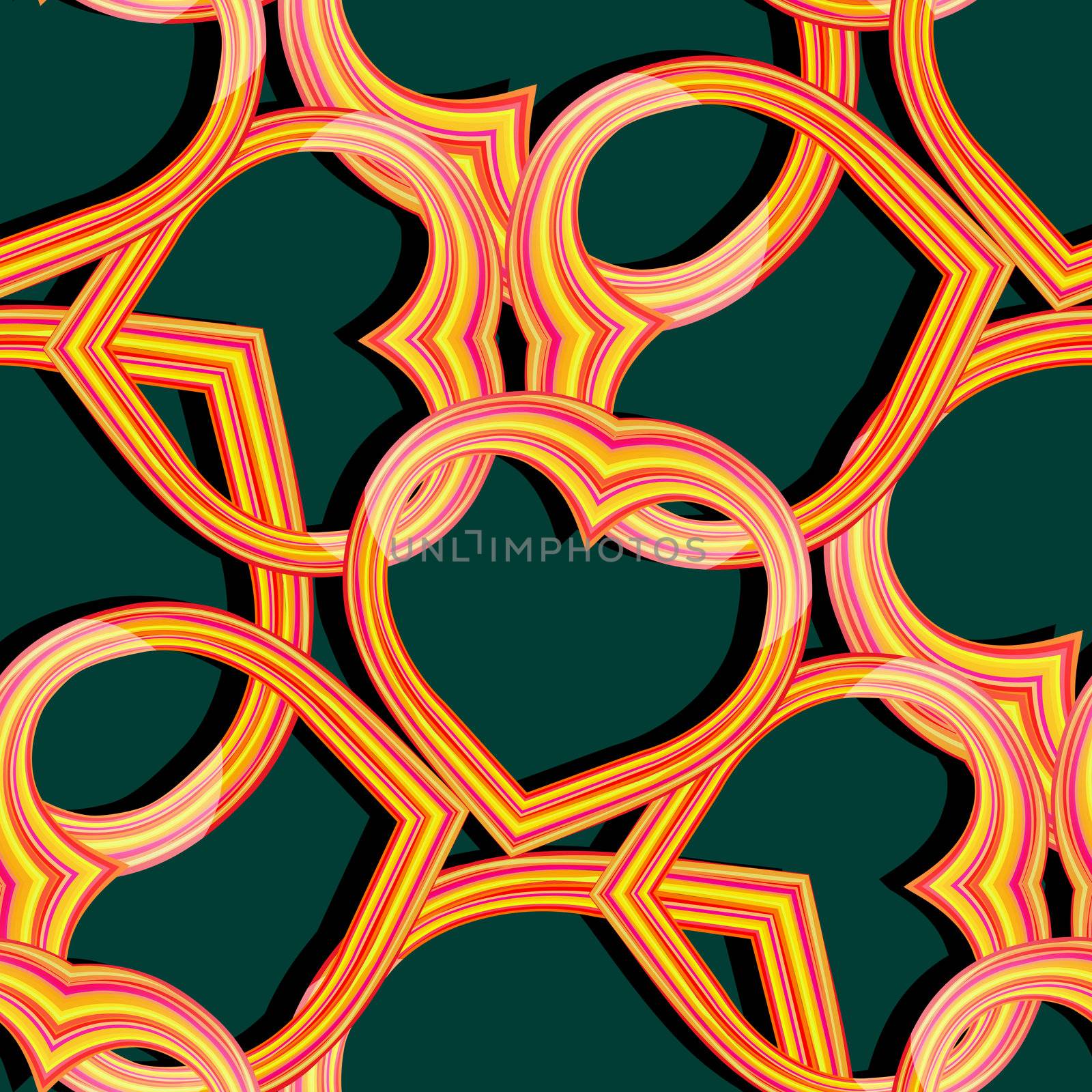 hearts seamless pattern by robertosch