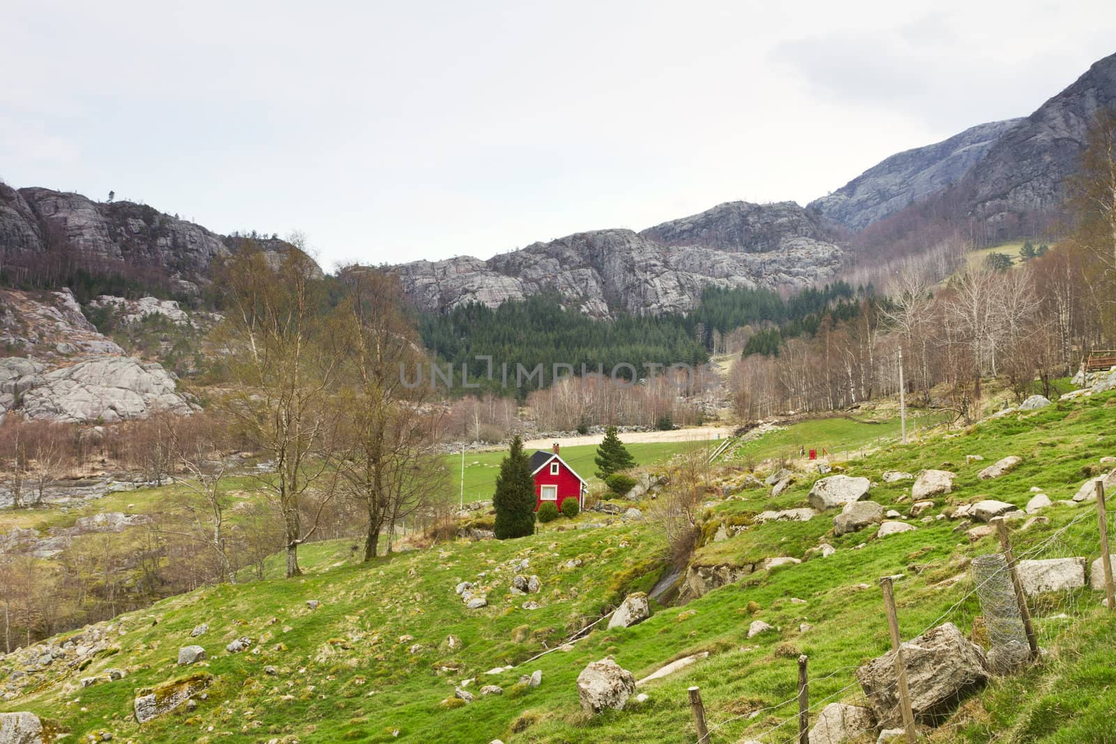 intact landscape in norway, europe by gewoldi