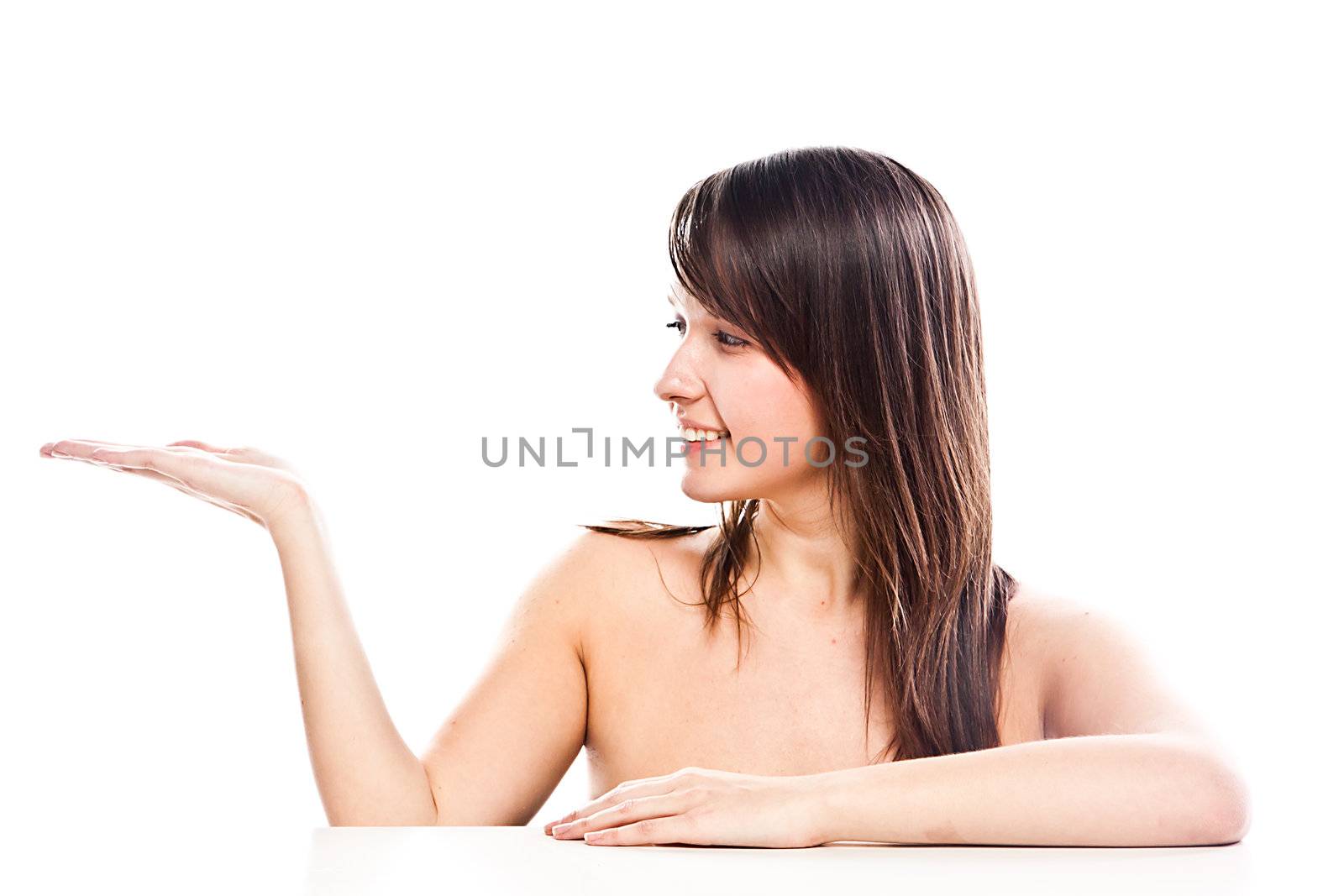 Image of a young and beautiful woman
