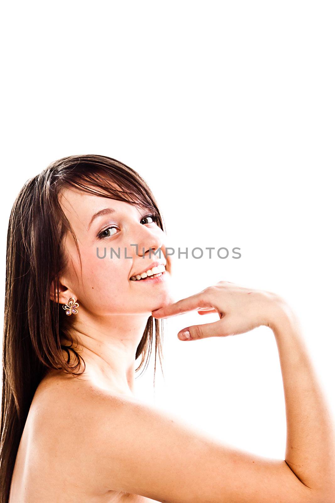 Image of a young and beautiful woman