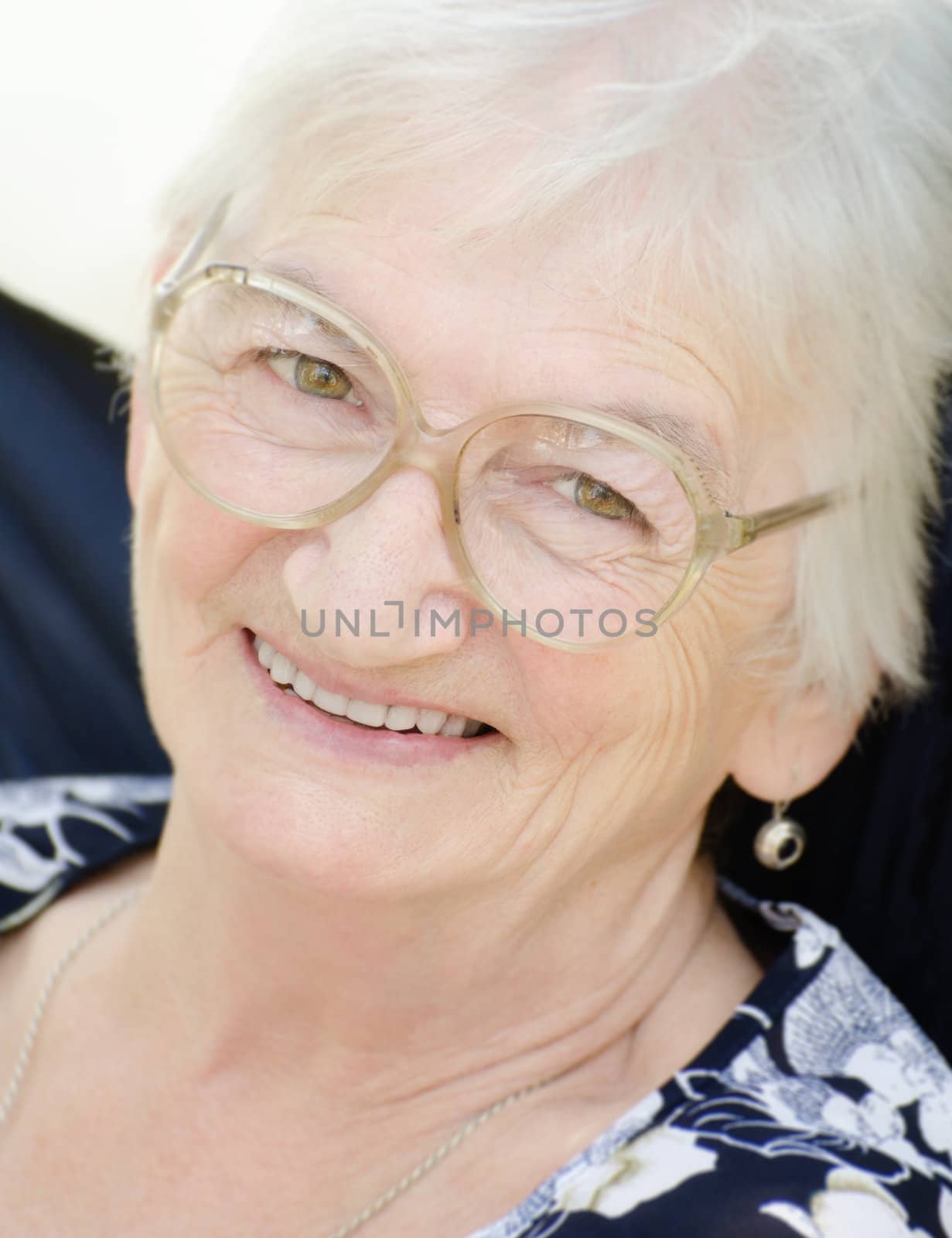 Laughing senior woman by silent47