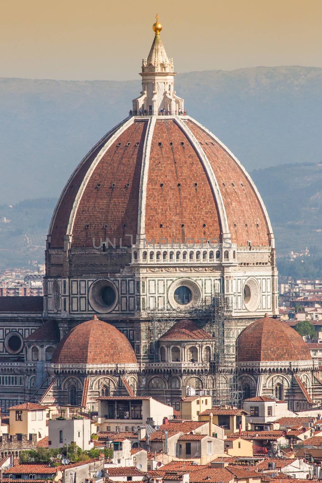 Panoramic view from Piazzale Michelangelo in Florence - Italy