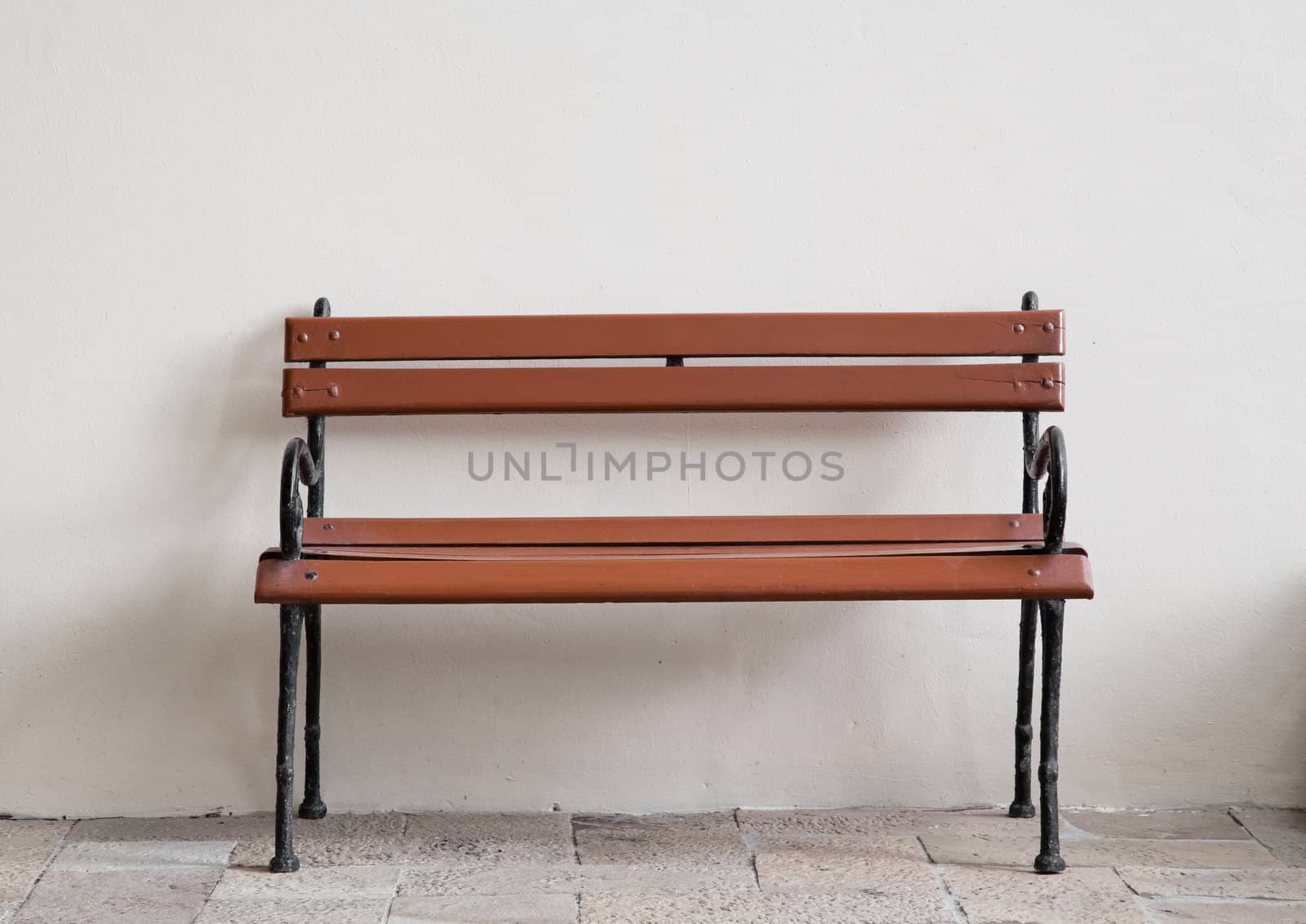 Wooden bench