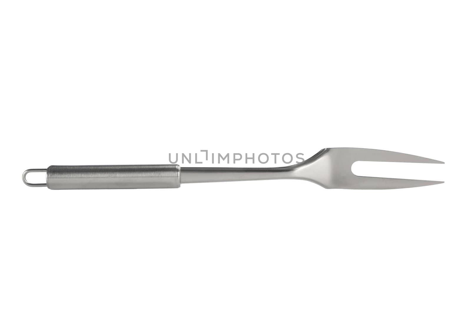 Barbecue fork isolated on white background