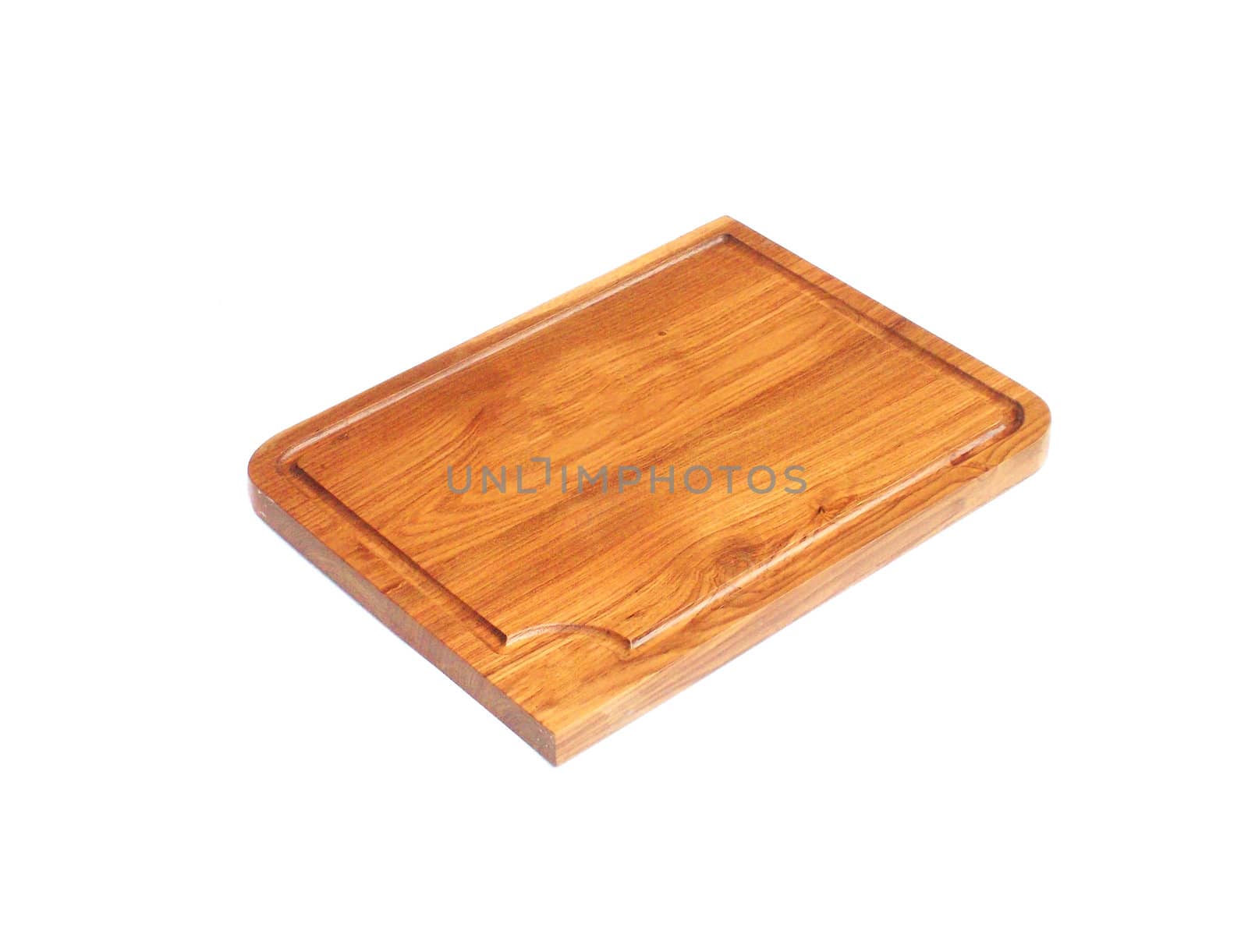 empty board isolated on white
