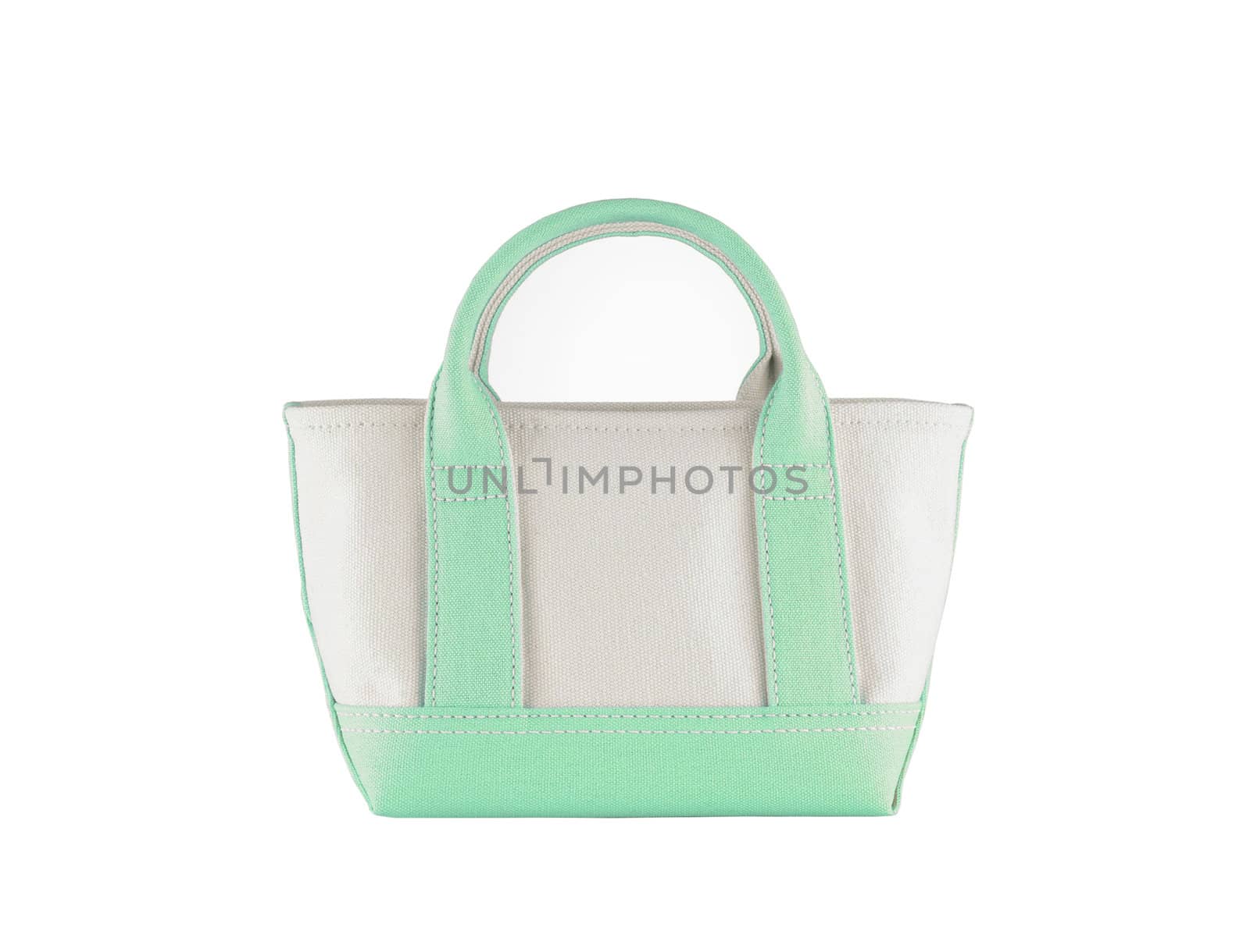 Woman accessory - stylish bag on white