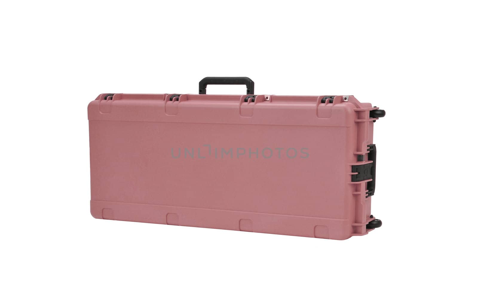 Pink case isolated on white