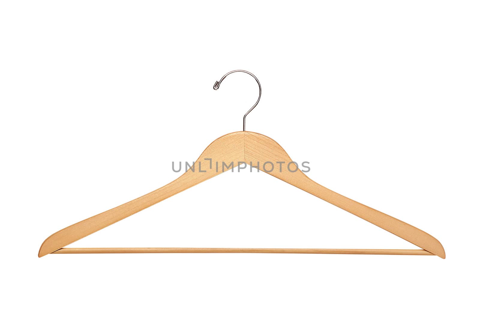 Coat hanger isolated over white background