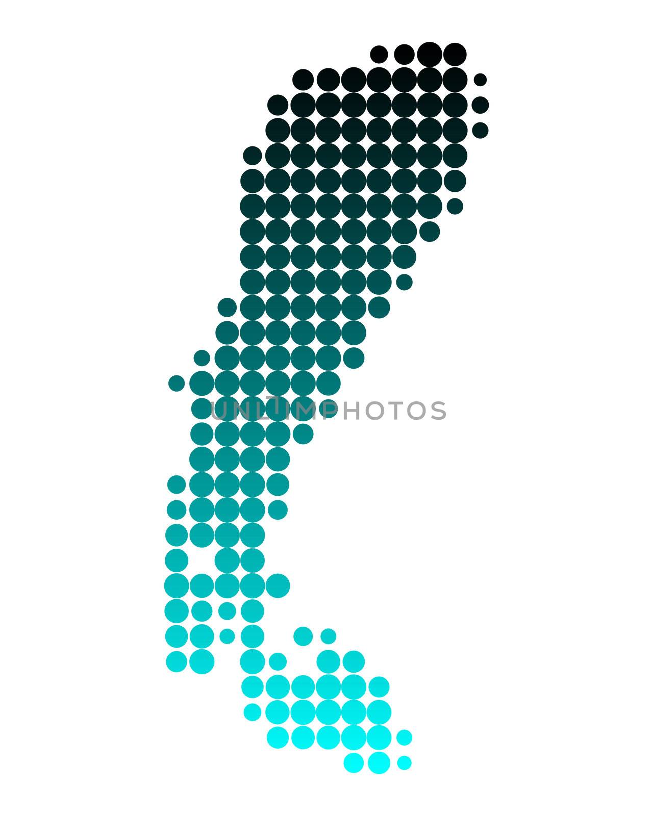 Map of Lake Neusiedl